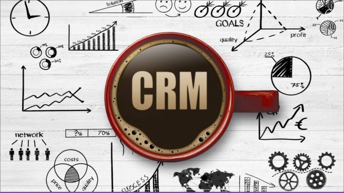 foto que mostra os dizeres CRM