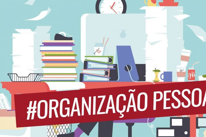 a imagens demonstra uma mesa com pouca organização pessoal - uma das qualidades de um vendedor