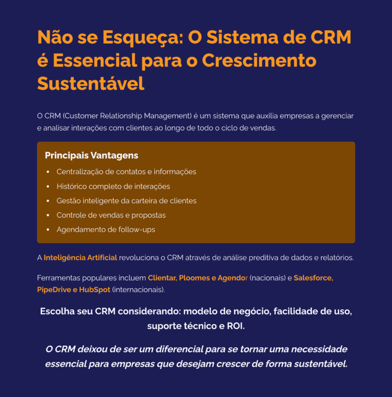 Vantagens do CRM